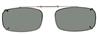 Solar 50mm True Rectangle Gray Polarized with Gunmetal Frame