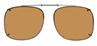 Solar 56mm Square Brown Polarized with Gunmetal Frame