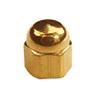 1.4 x 2.5 Gold Rimless Dome Nuts (pack of 100)