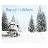 Happy Holidays Snowman (bag of 100 cloths)